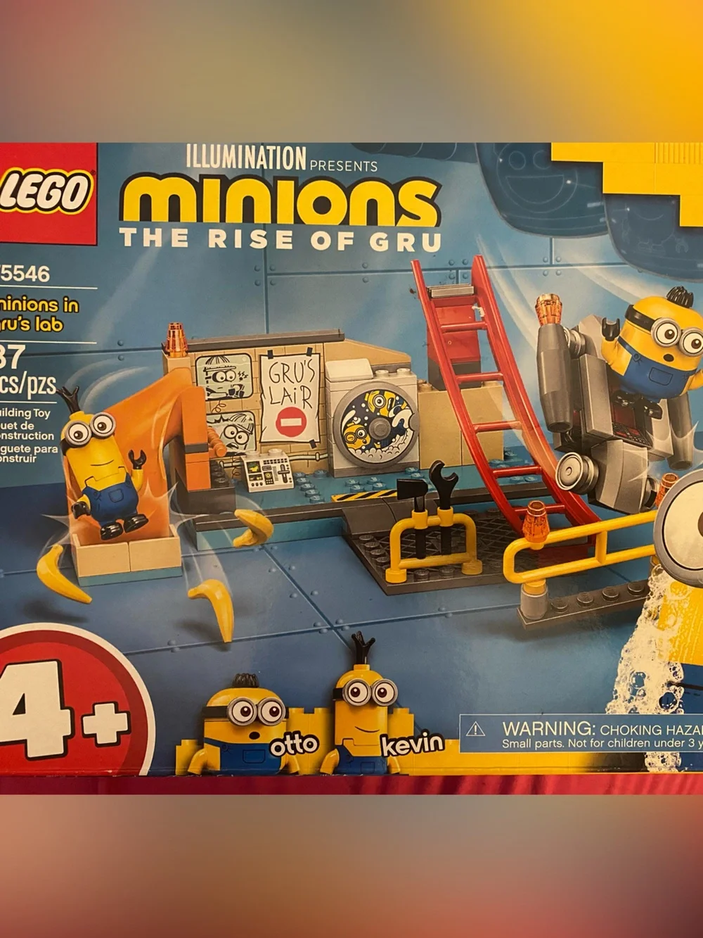 Lego Minions The Rise of Gru Building Set - Blue, Yellow, Orange, Red new in box